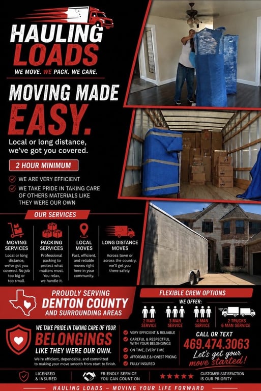 Hauling Loads Moving