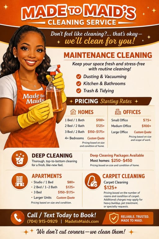 Made to Maids Cleaning