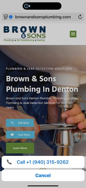 Brown and Son’s Plumbing