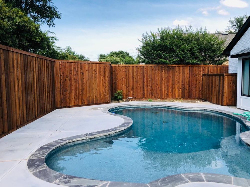 Golden Eagle Fence and Stain