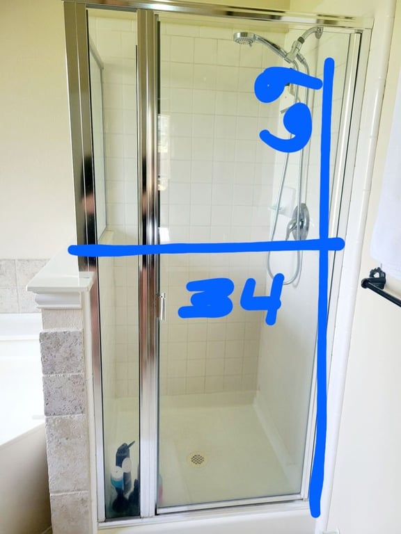 Plano Shower Door