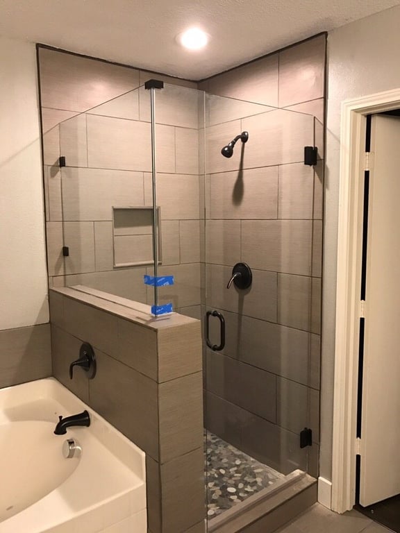 Plano Shower Door