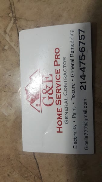G&E home servir pro general contractor