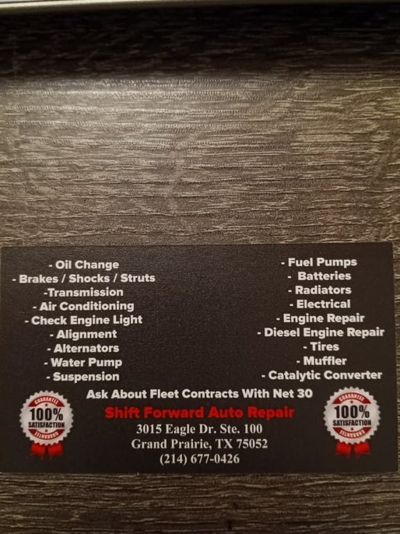 Shift Forward Auto Repair