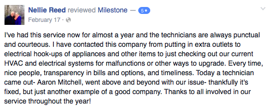 Milestone Electric, A/C, & Plumbing