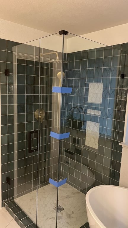Plano Shower Door