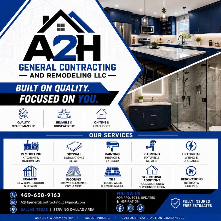 A2H General Contracting & Remodeling Services