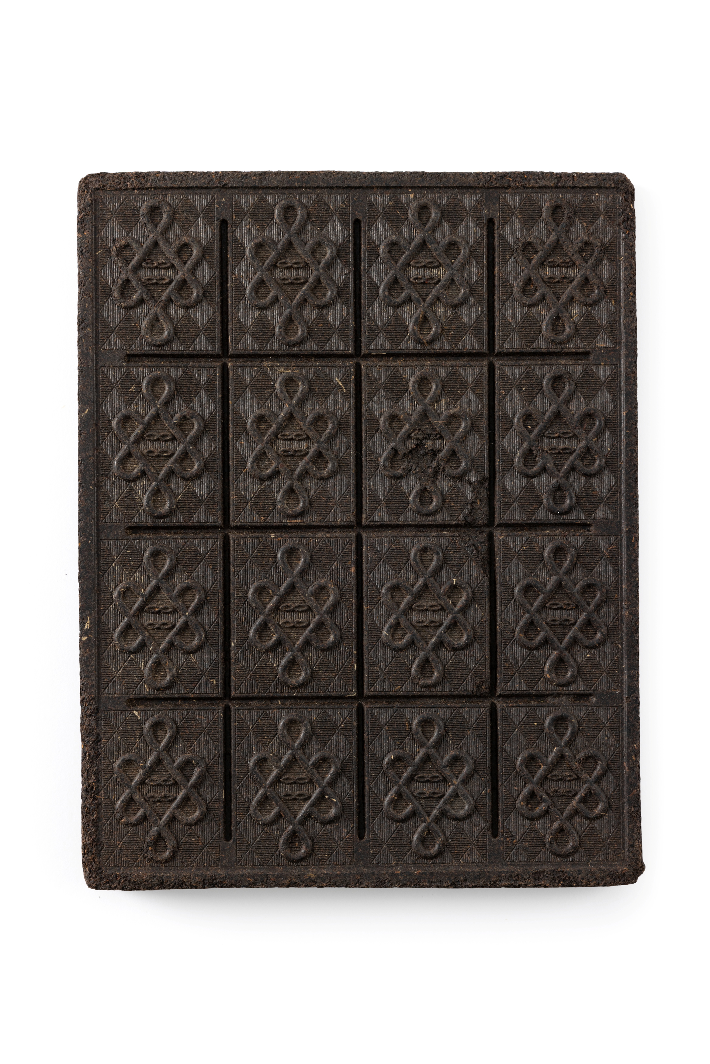 Tea brick made by the Zhao Liqiao Tea Brick Factory