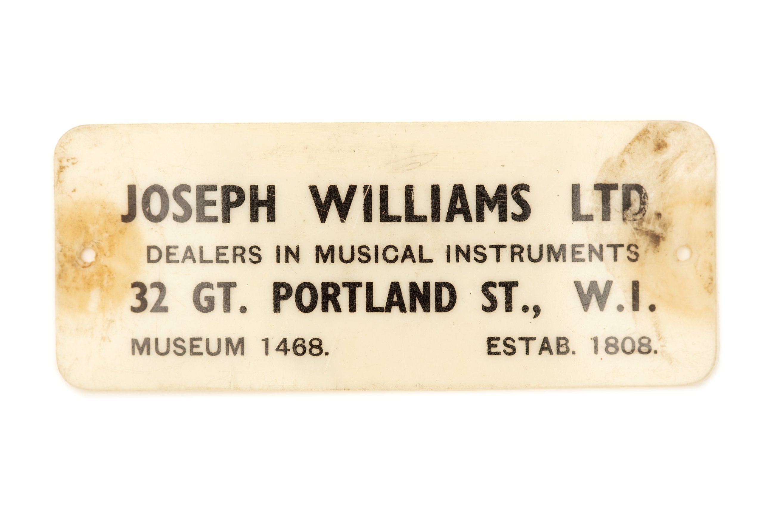 Made	Joseph Williams Ltd	Greater London, England, United Kingdom, Europe		1900-1970	1900	1970