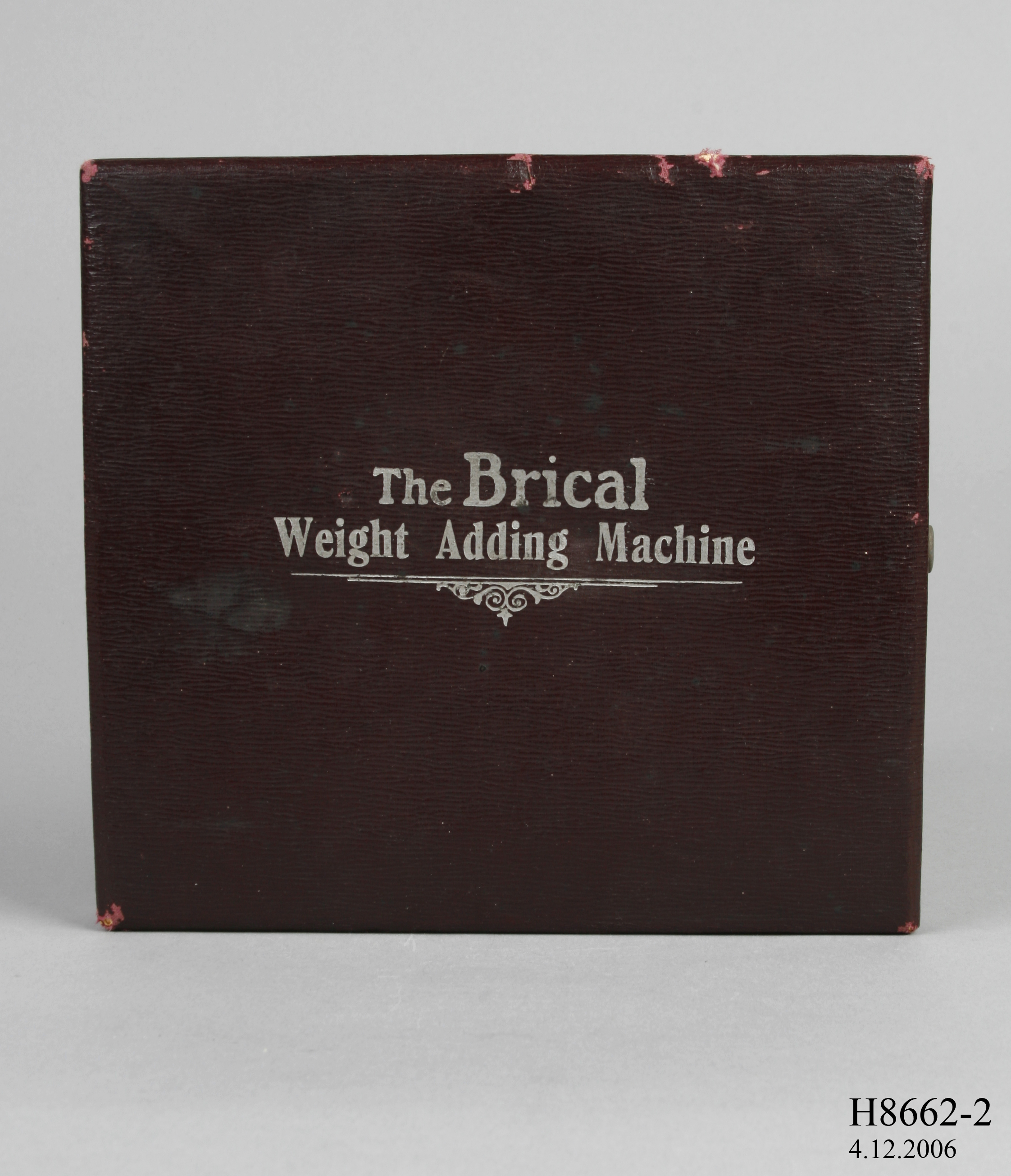 A 'Brical Weight Adding Machine'.