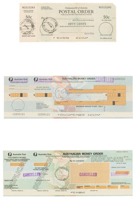 Australia post money order deals