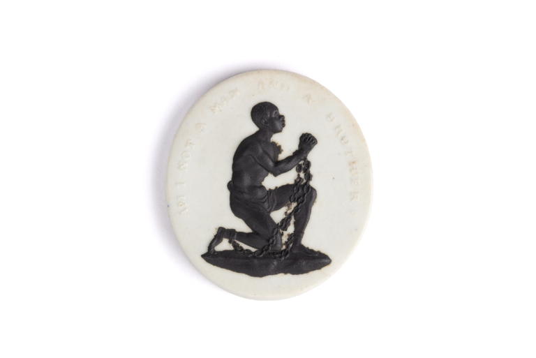 Anti-slavery medallion made by Wedgwood