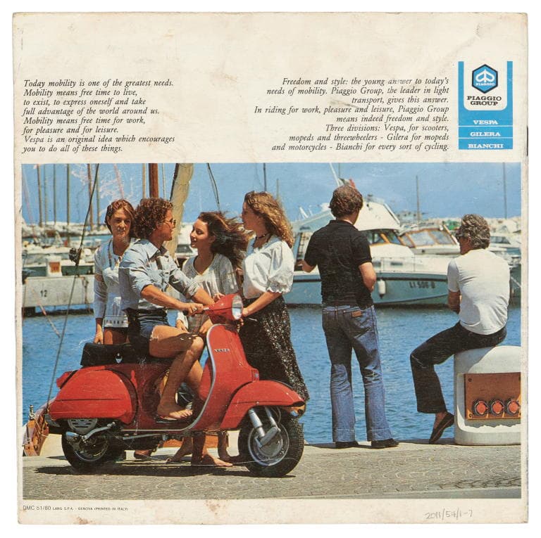 ADVERTISING PUBBLICITÀ-PINASCO VESPA PIAGGIO 1980 TRASFORMAZIONI Scooter 135261137462