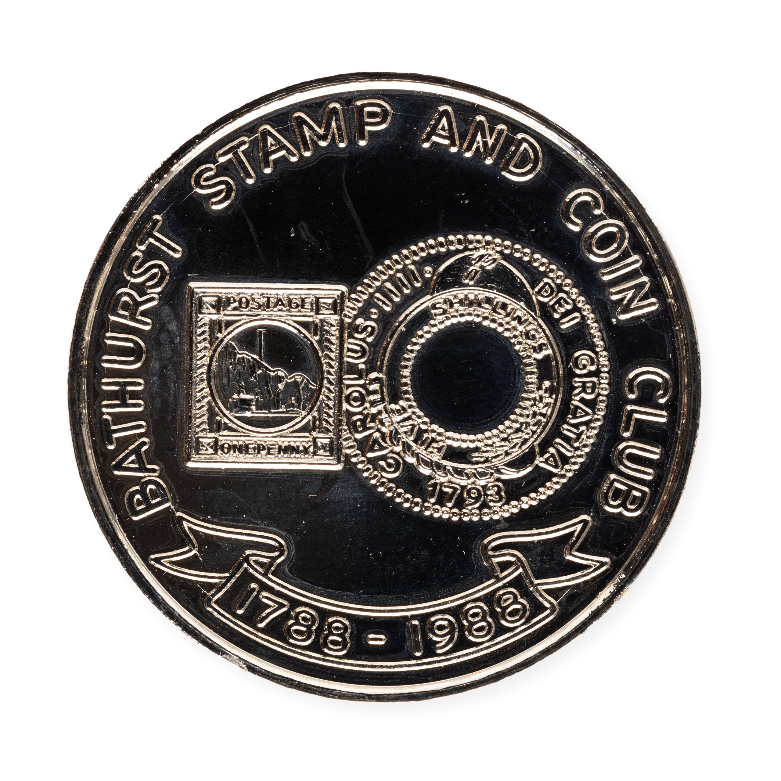 Bathurst Stamp and Coin Club commemorative medallion