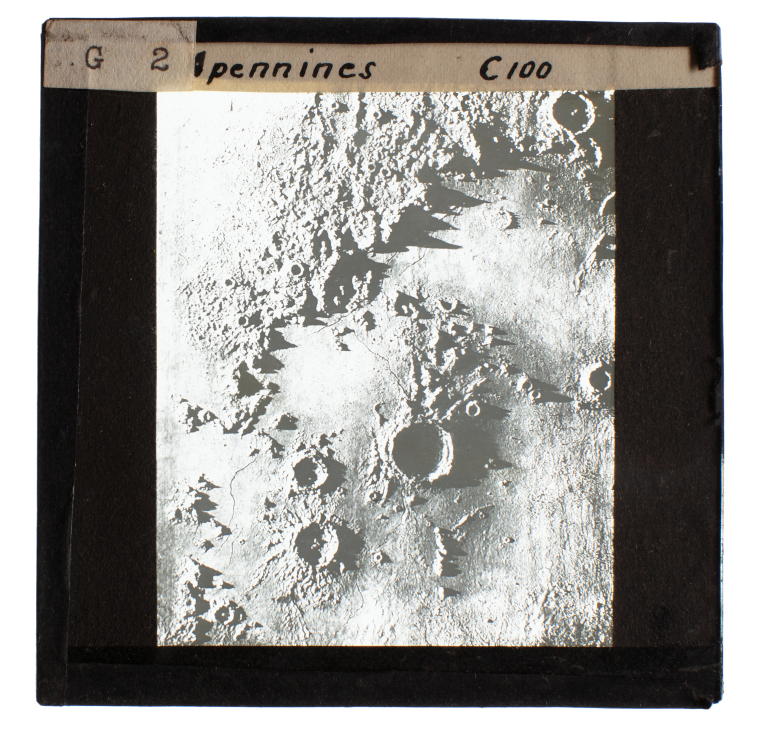 Lantern slide of the Apennines