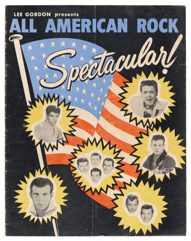 'Lee Gordan presents All American Rock Spectacular' concert program