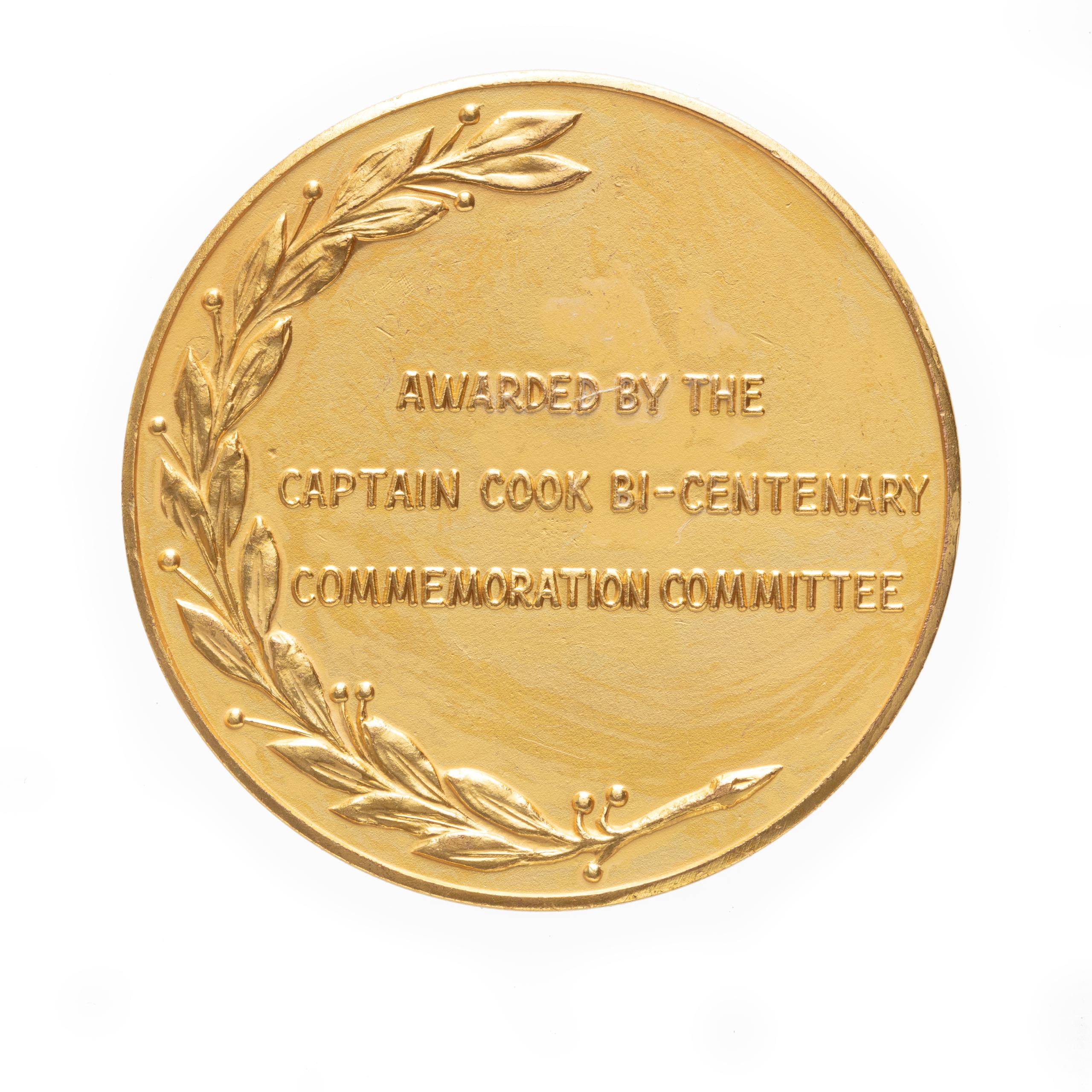 Powerhouse Collection - Medal commemorating the Captain Cook