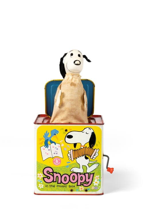 Powerhouse Collection - 'Snoopy in the music box' toy, 1966