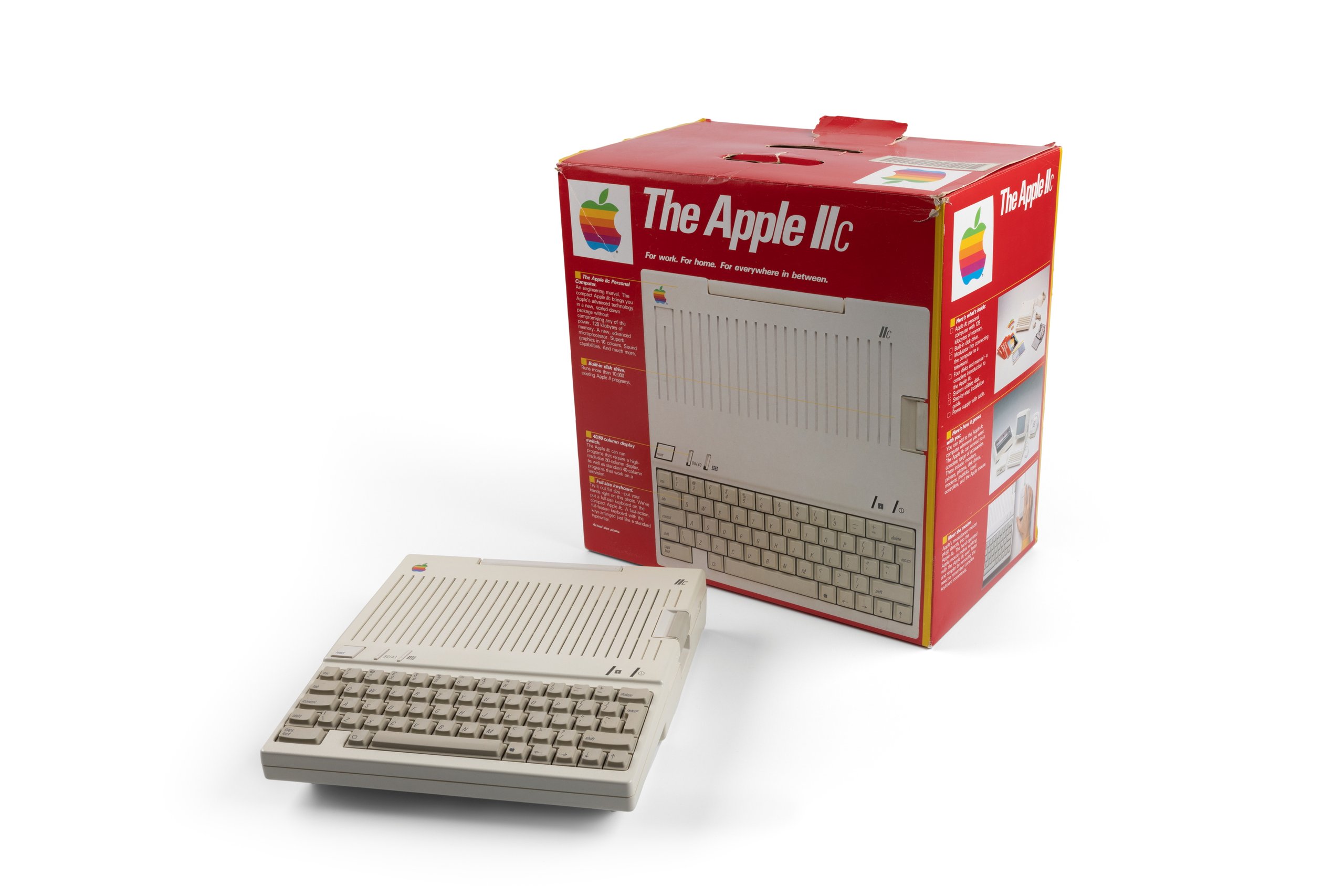 Apple II Computer and Apple II Monitor