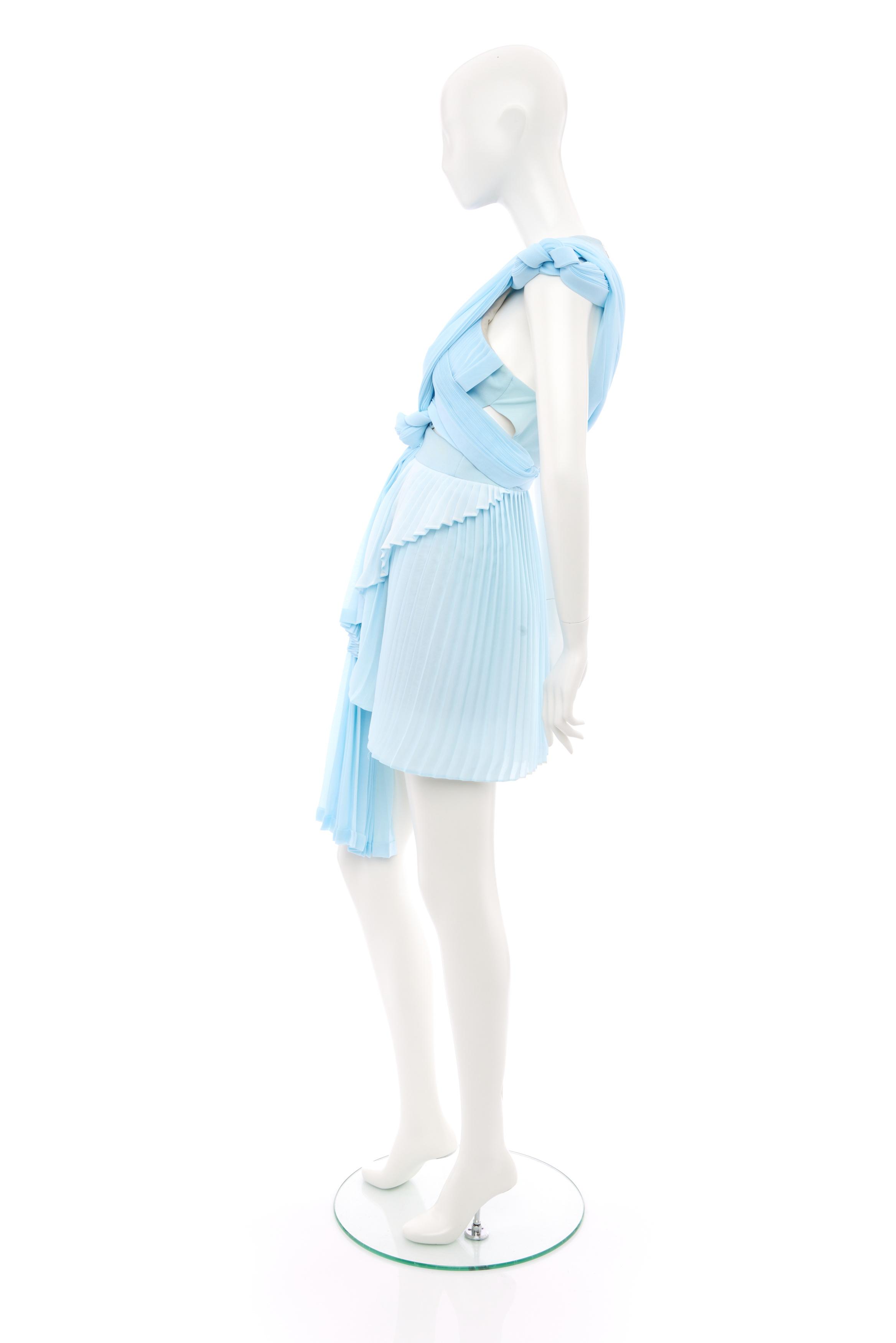 strapless open back dress Dion Lee Pleated Dress Sz 10 – The Luxe Base main image 0