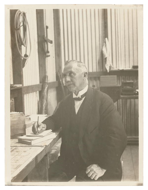 Photograph of NSW government astronomer William Cooke at Goondiwindi