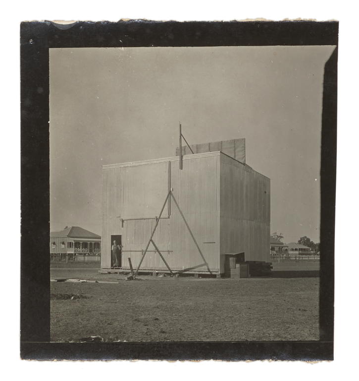 Photograph of building for astrograph telescope at Goondiwindi