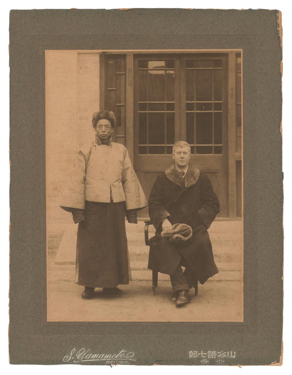 Photograph of George Ernest Morrison and Sun Tienlu by S Yamamoto