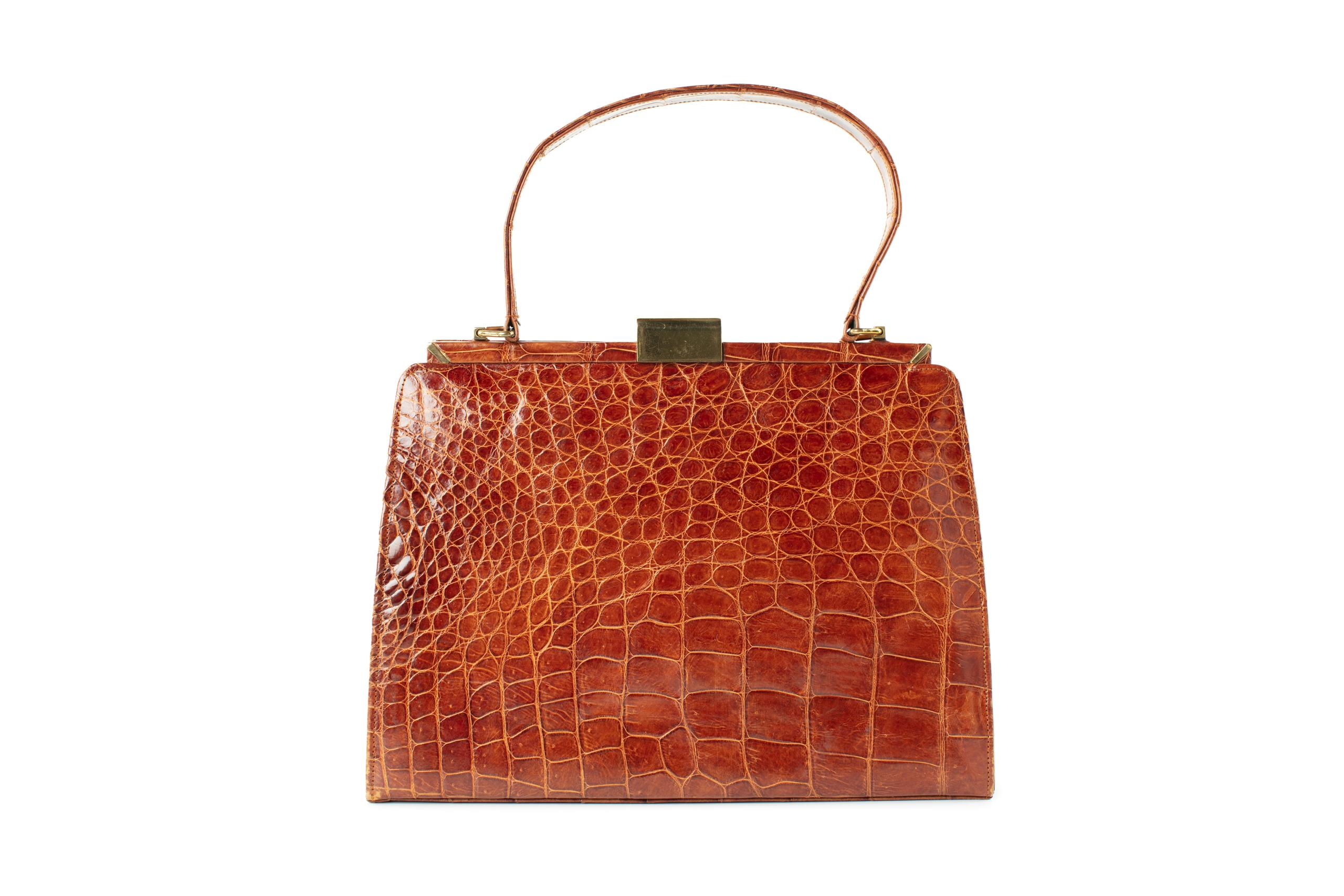 Powerhouse Collection - Crocodile skin handbag made in Hong Kong 