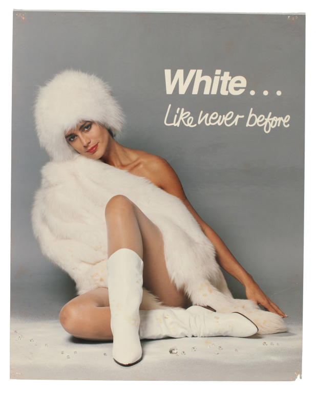 'White like never before' poster photograph by Bruno Benini