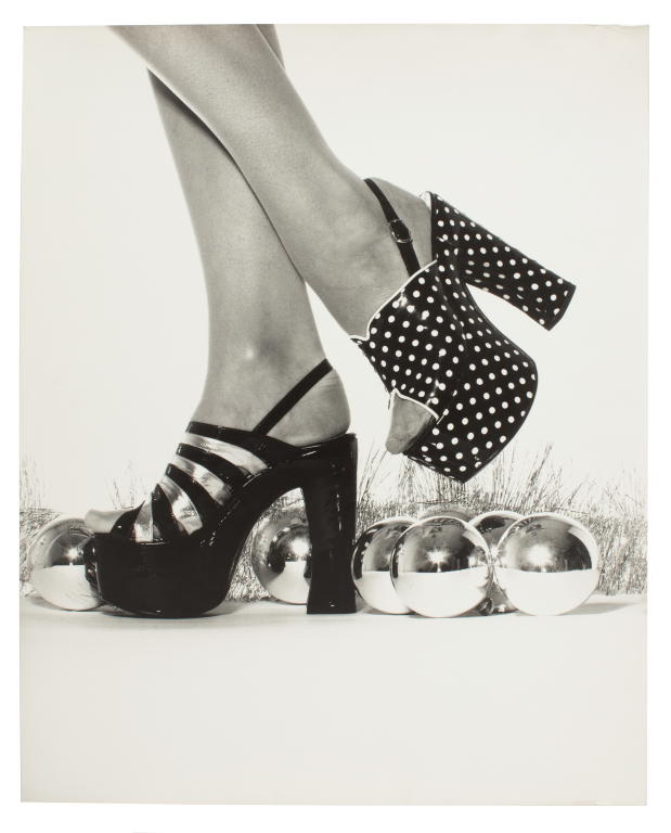 Photograph of imported Italian shoes by Bruni Benini