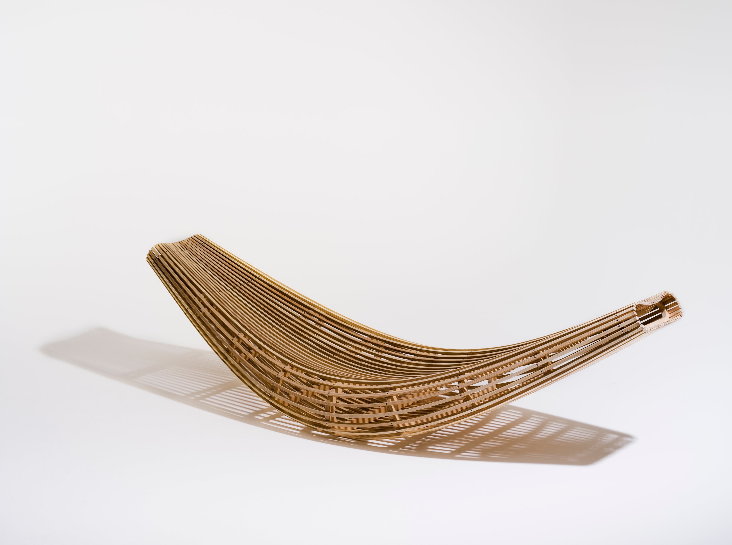 'New Sling' recliner by David Trubridge