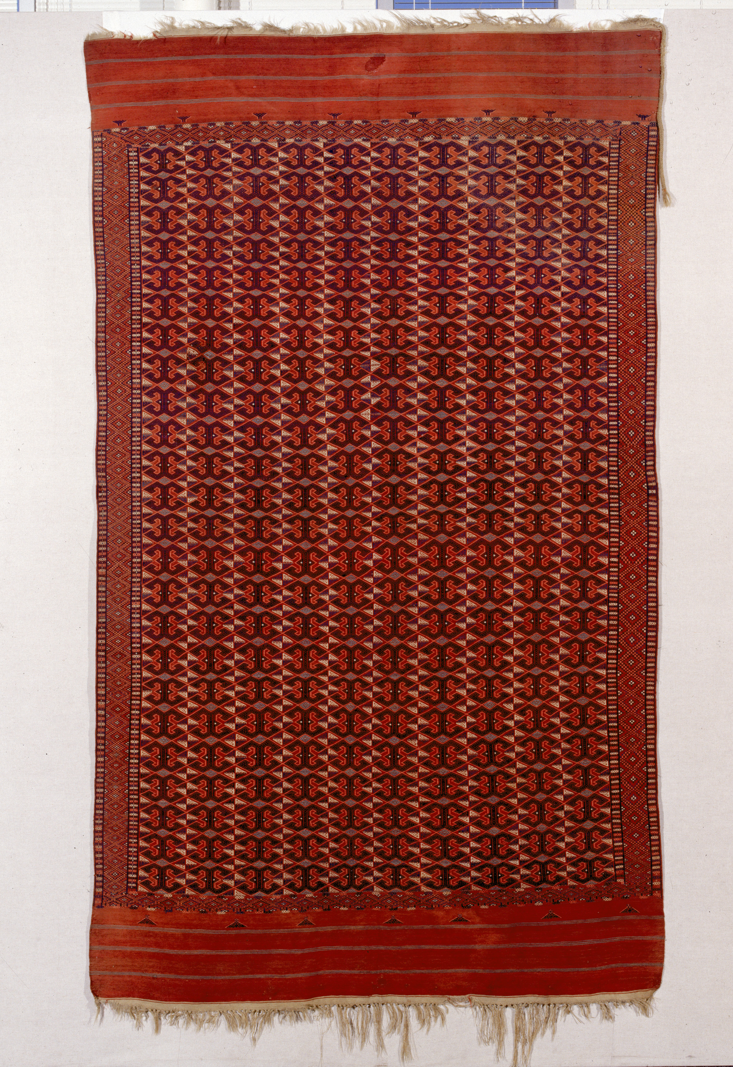 Tekke Turkmen main carpet, late 1800s