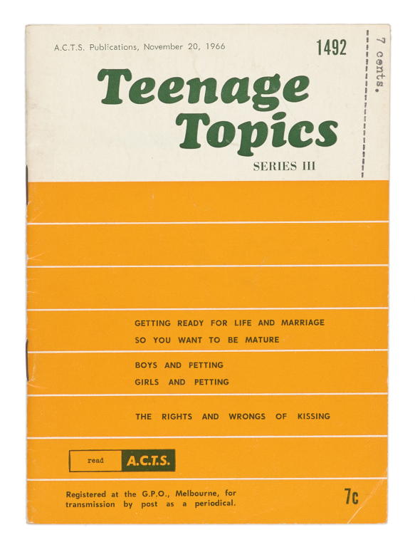 'Teenage topics: Series III' booklet