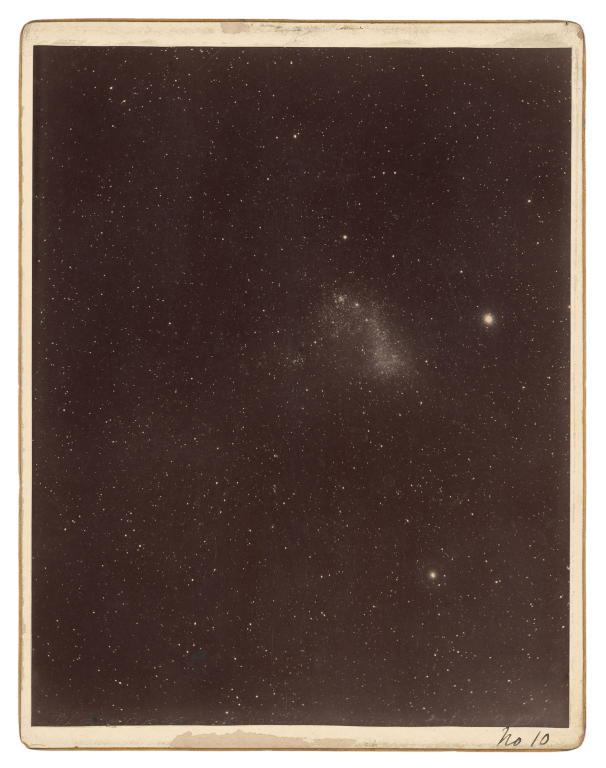 Albumen print of the Smaller Magellan Cloud by H C Russell