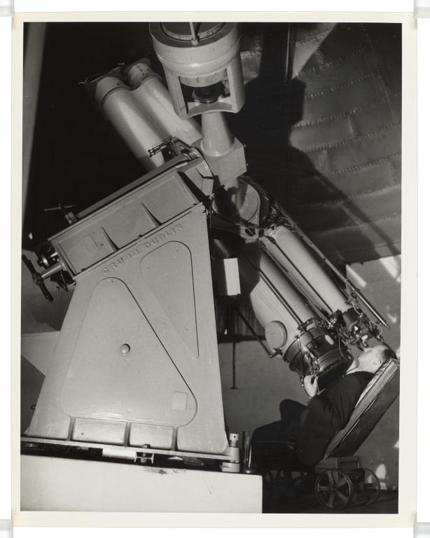 Photograph of Harley Wood at the Sydney Observatory astrographic telescope
