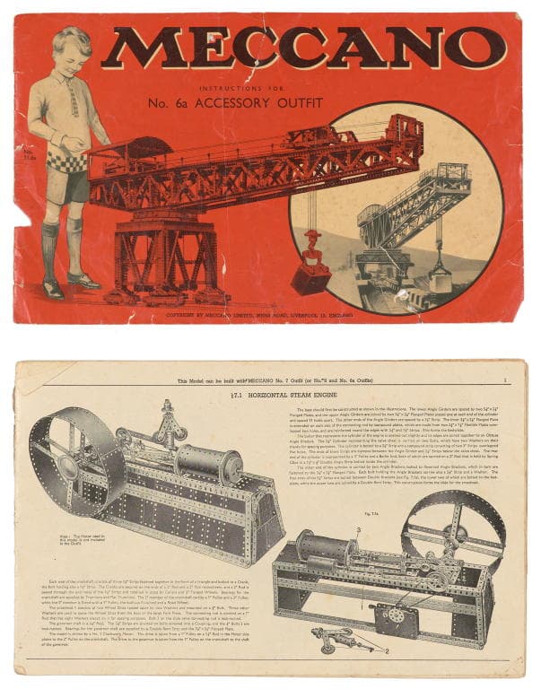 Powerhouse Collection - Instruction book made by Meccanno, 1937-1941