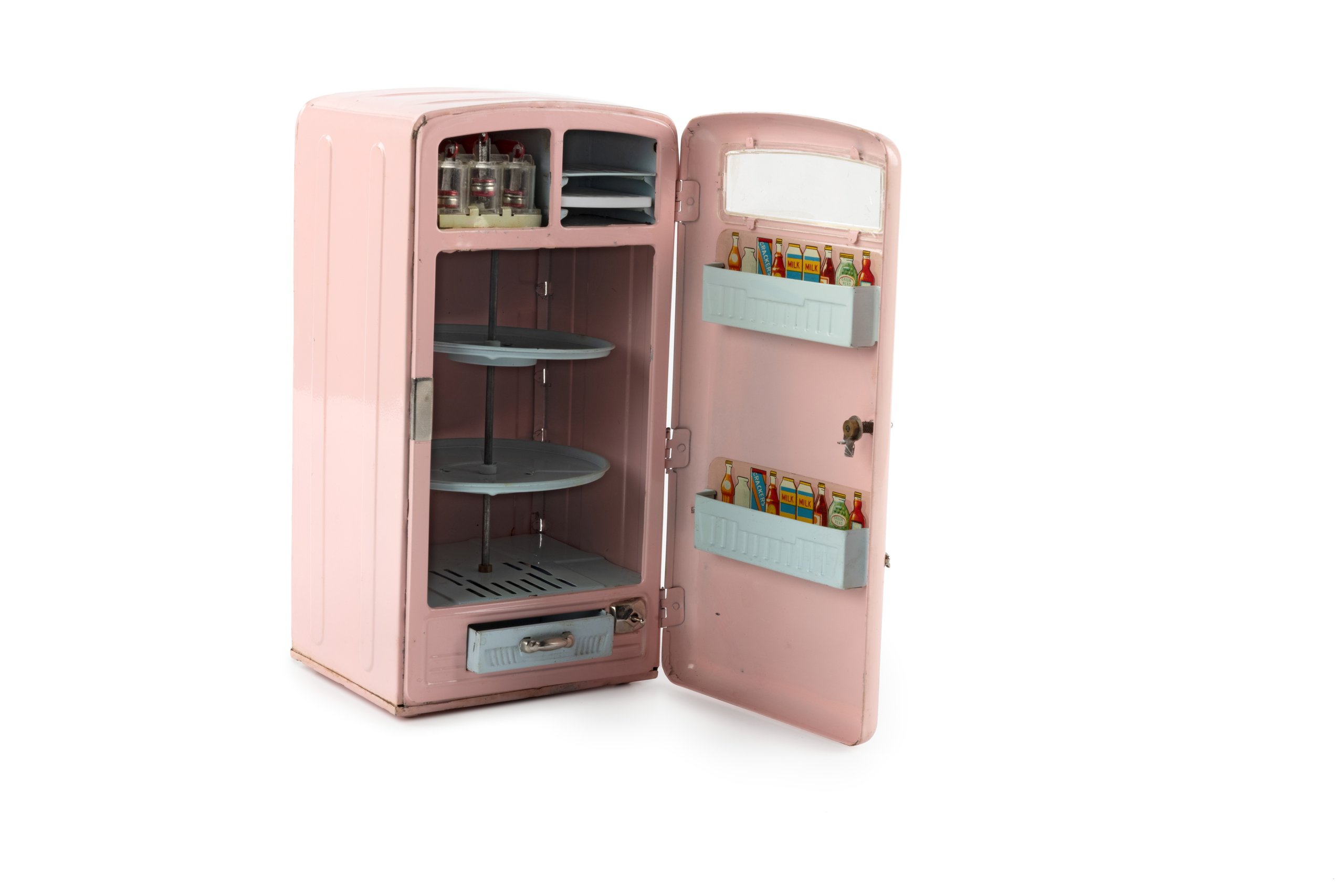 'Piston Action Refrigerator with revolving shelves' toy by Exelo