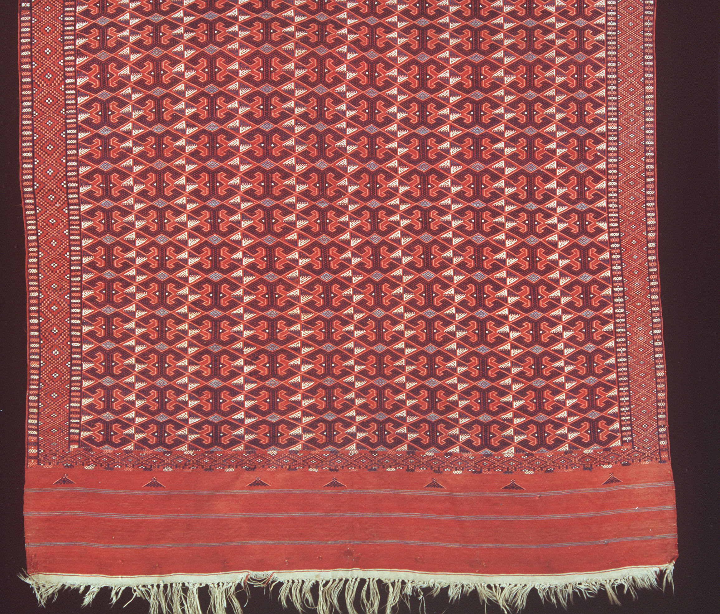 Tekke Turkmen main carpet, late 1800s