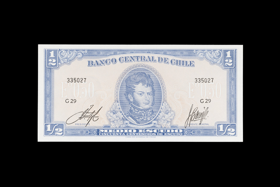 Chilean Half Escudo banknote
