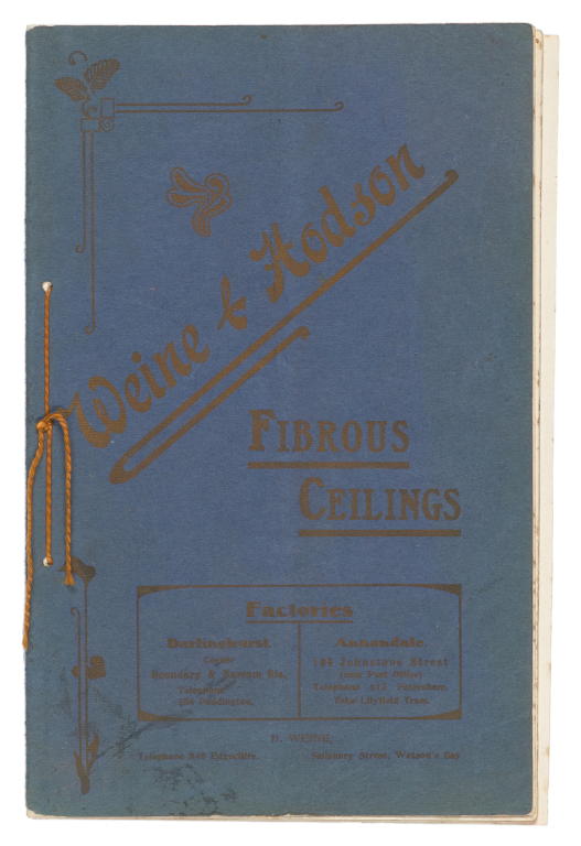 'Weine & Hobson Fibrous Ceilings' catalogue