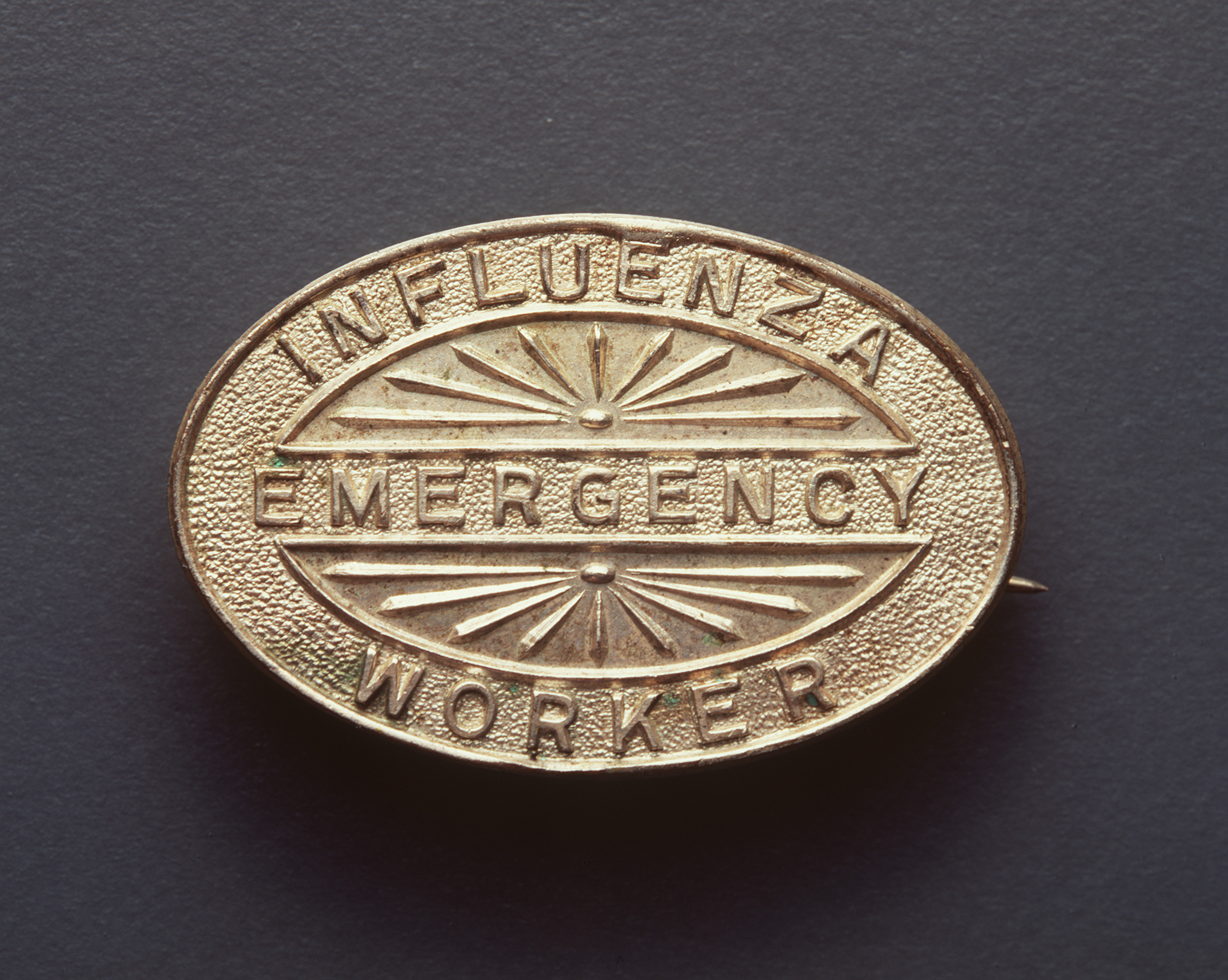 Influenza Emergency Worker's badge, c.1919