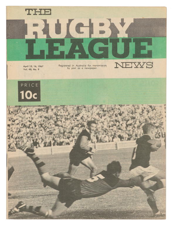 'The Rugby League News' football program