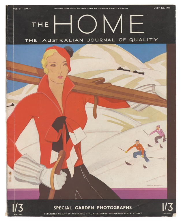 'The Home' magazine with cover design by Hera Roberts