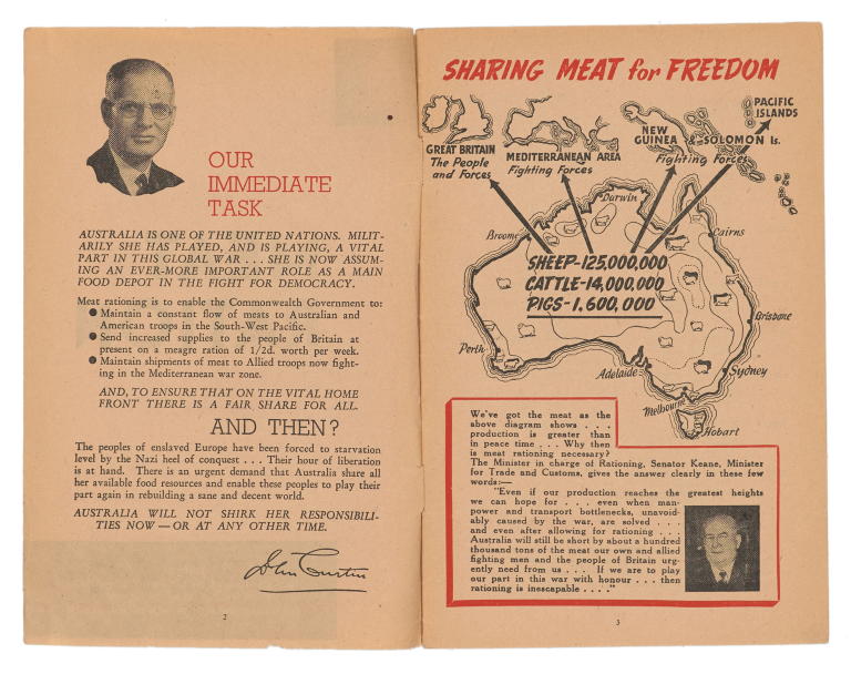 'Planning Meat Rations' booklet