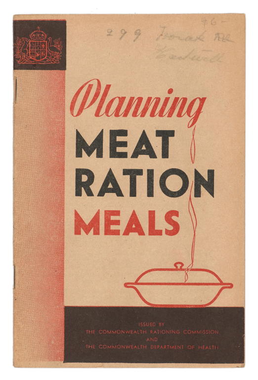 'Planning Meat Rations' booklet