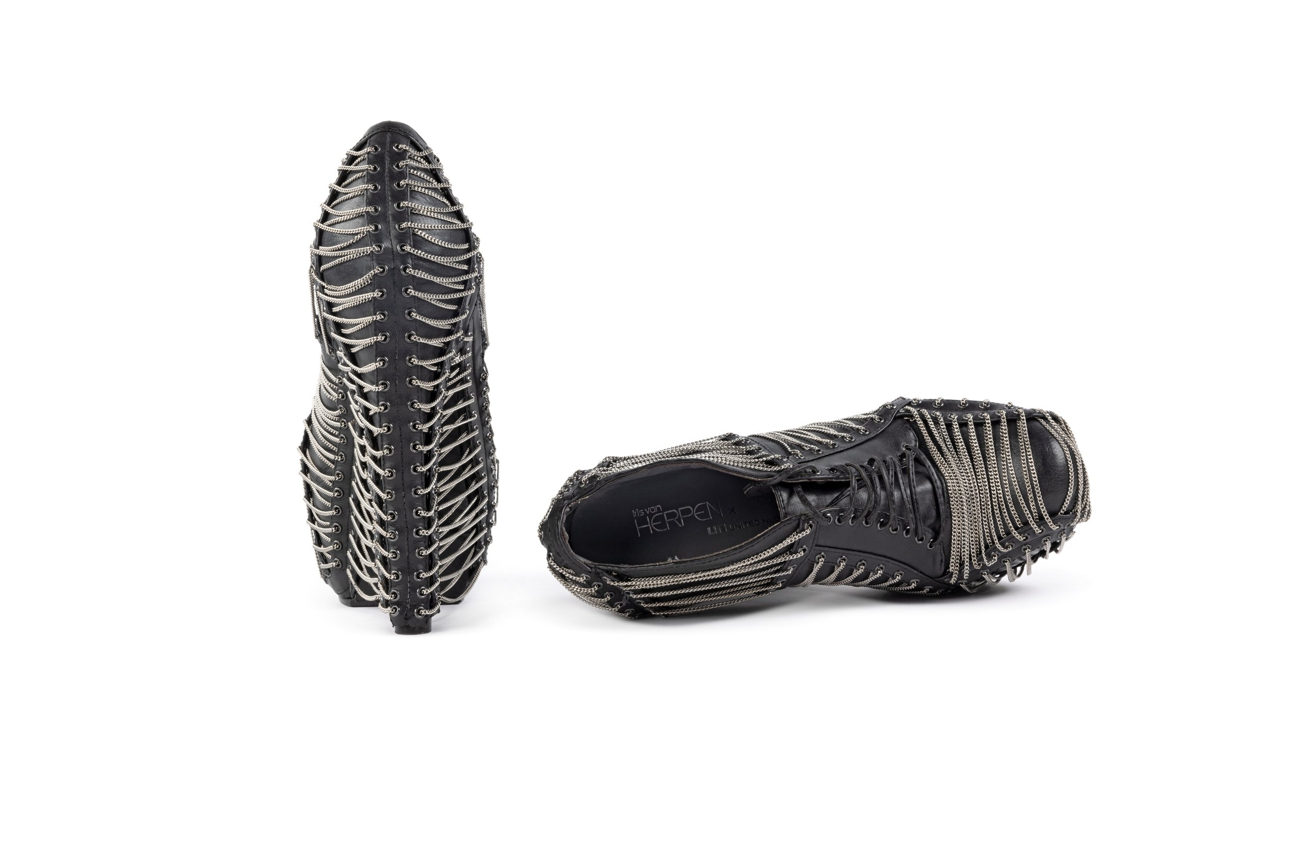 Powerhouse Collection - Pair of womens ankle boots by Iris van Herpen for  United Nude