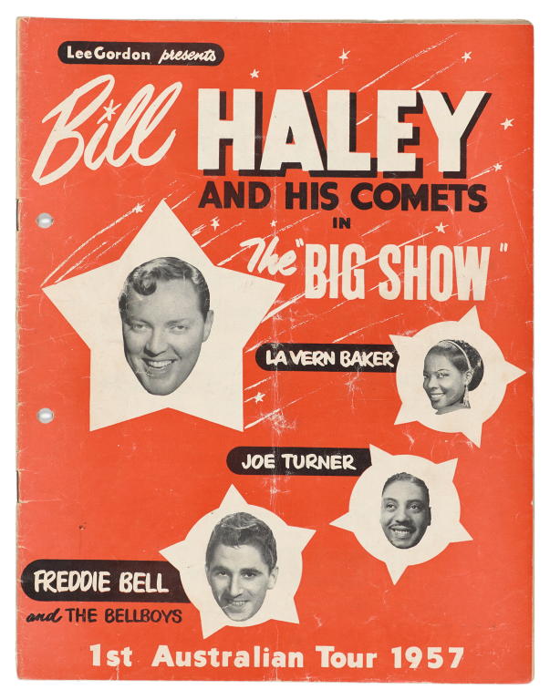 'Lee Gordon presents Bill Haley and his Comets in the 'Big Show'' concert program