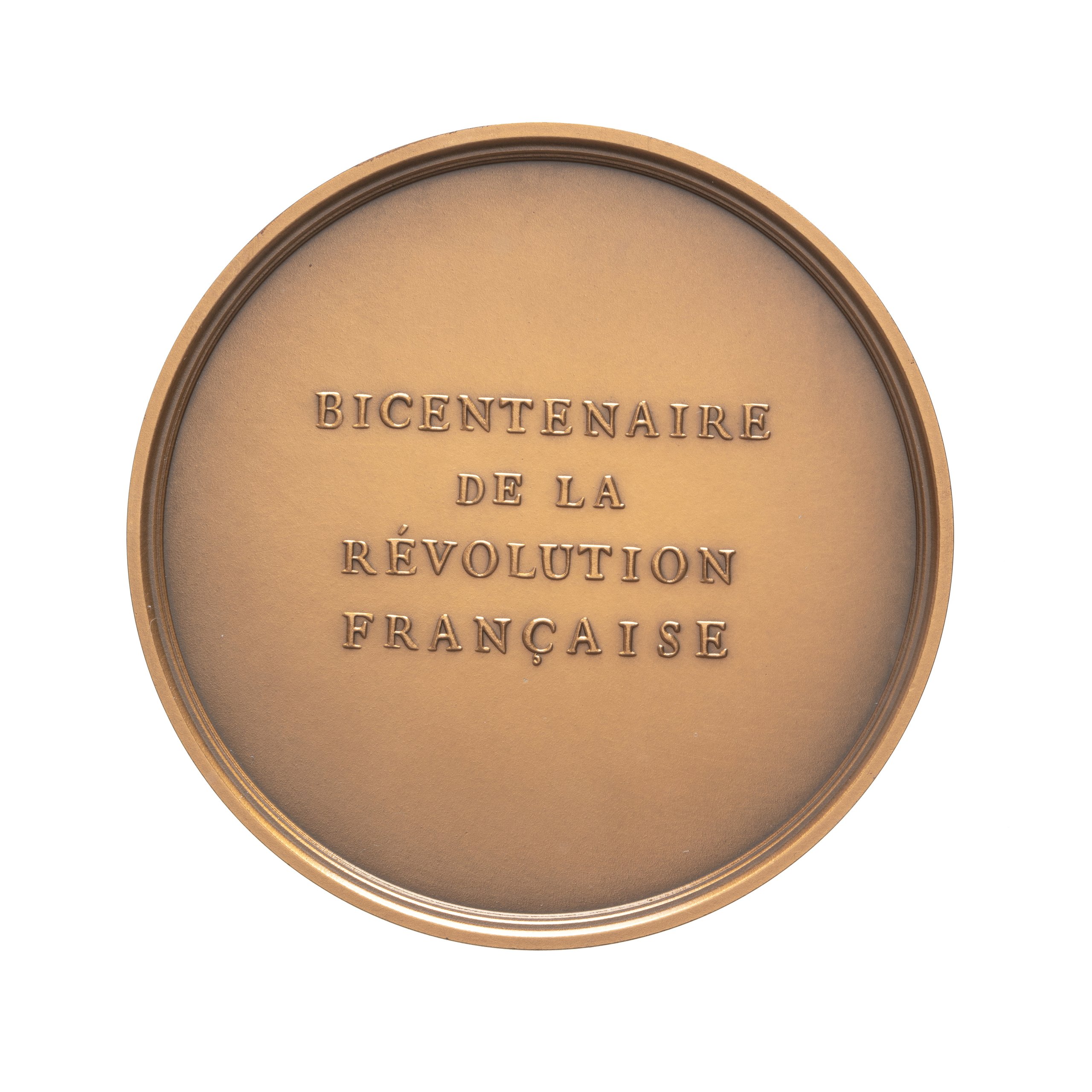Medallion with case commemorating French Revolution bicentenary