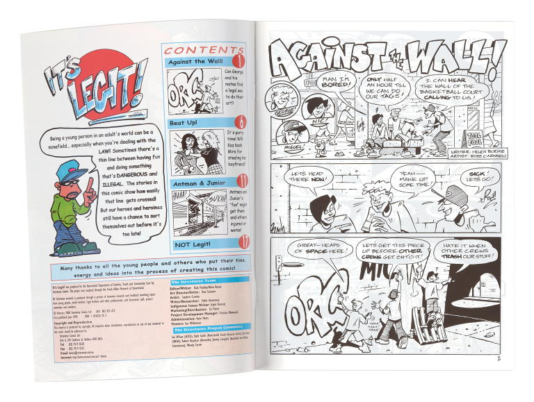 'It's legit!' comic book made by Streetwize Comics