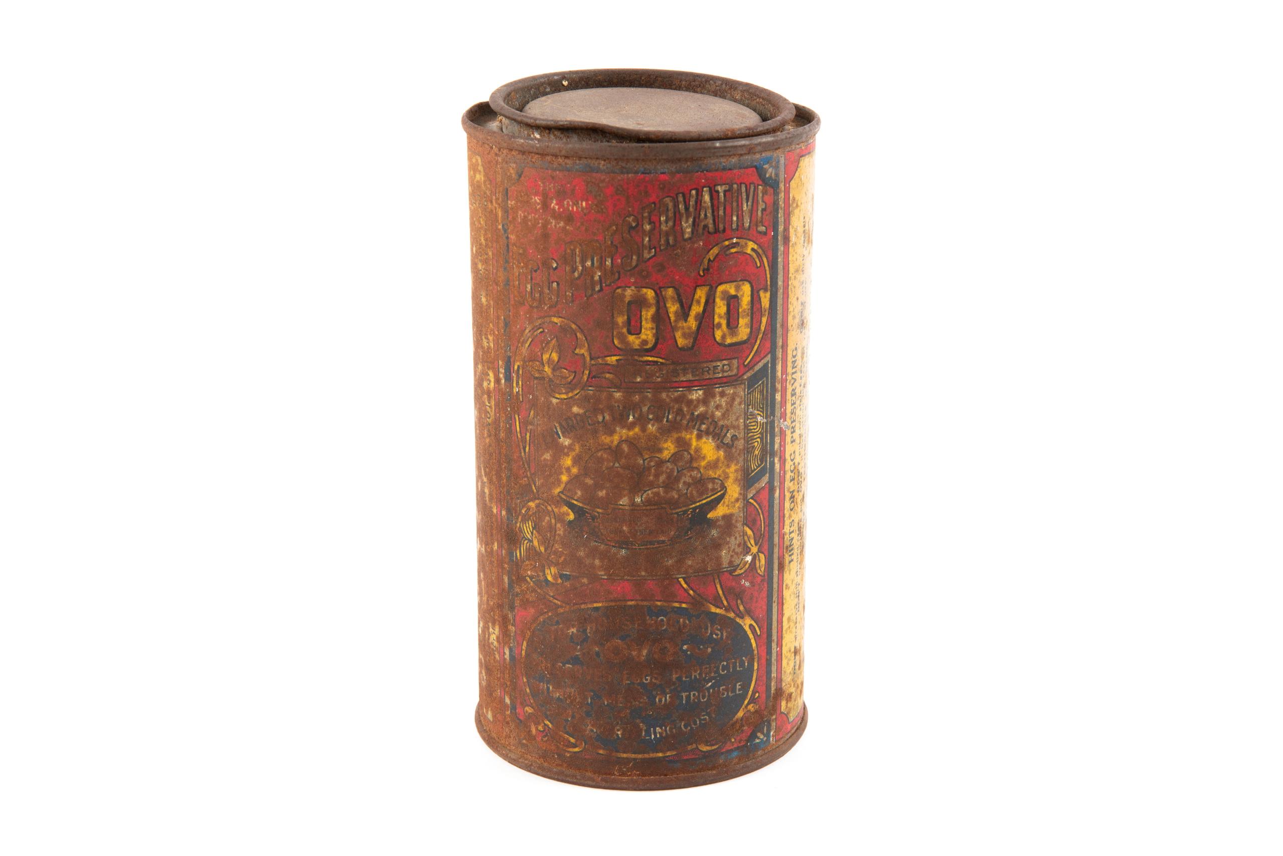 Powerhouse Collection - 'Vickerys egg preservative' tin, 1890s - 1940s